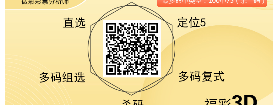 [福彩3D] 25306期：计划软件预测杀一尾